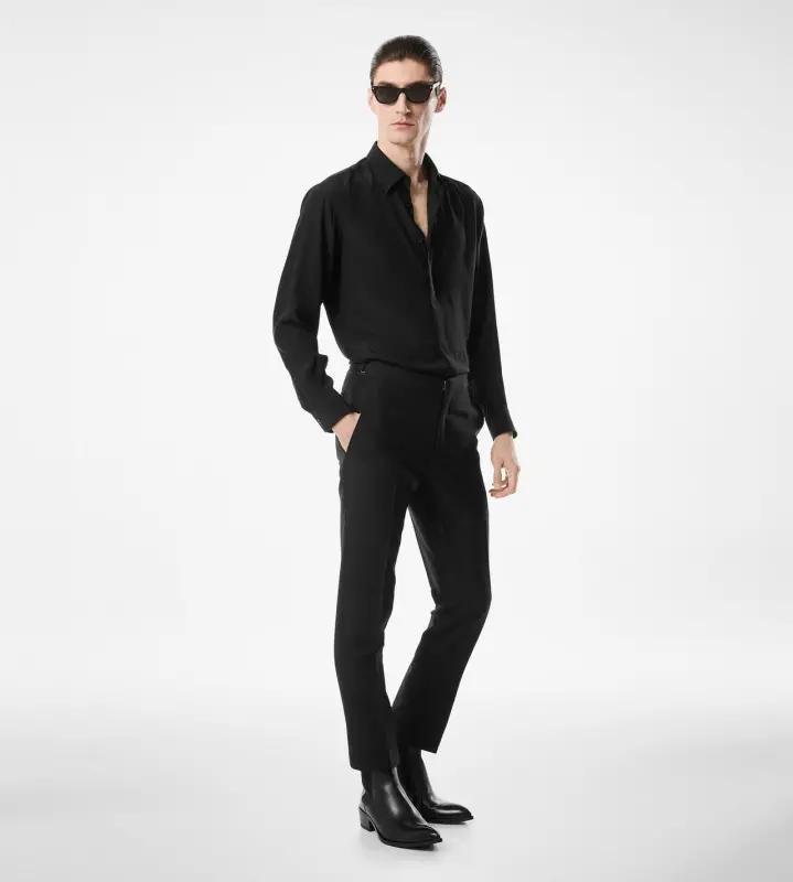 CHARMEAUSE FLUID FIT SHIRT BLACK online